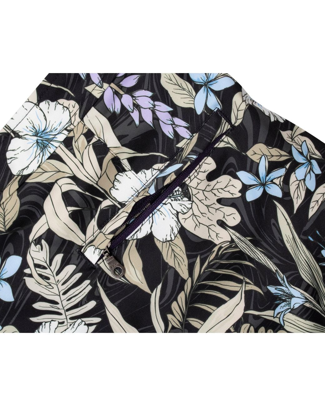Lords of Harlech Pool Swirl Floral Black for men
