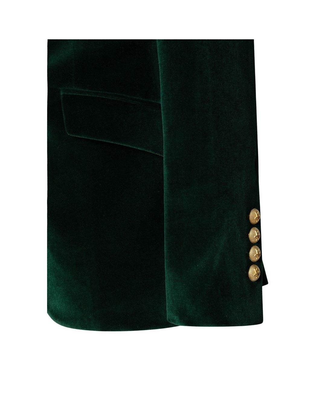 The Extreme Collection Green Velvet Blazer Oliva