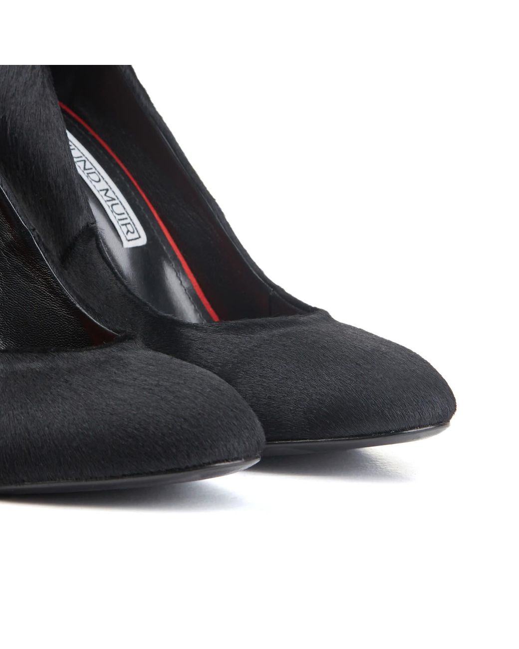 Rosamund Muir London Black India Calf Hair With Star Heels