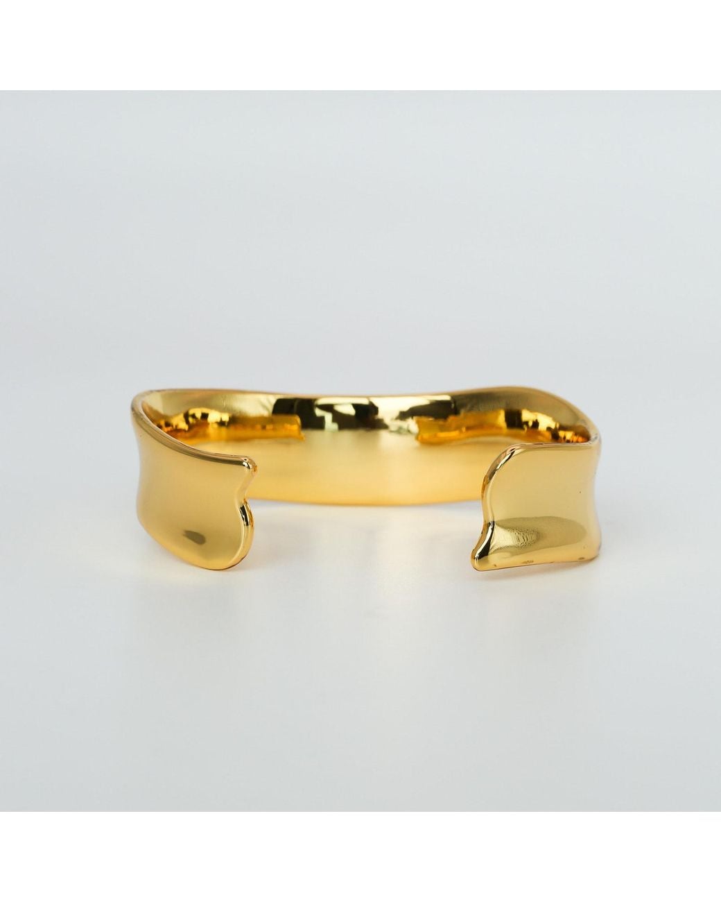 Miss Cecilia Yellow Curve Cuff Bangle