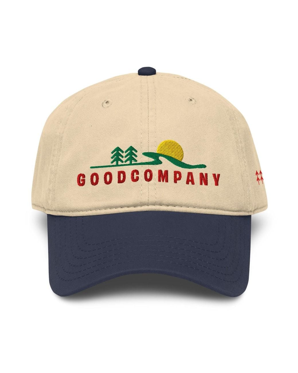 Anchor and Crew Blue Neutrals Natural & Good Company Supply Cotton Embroidered Cap