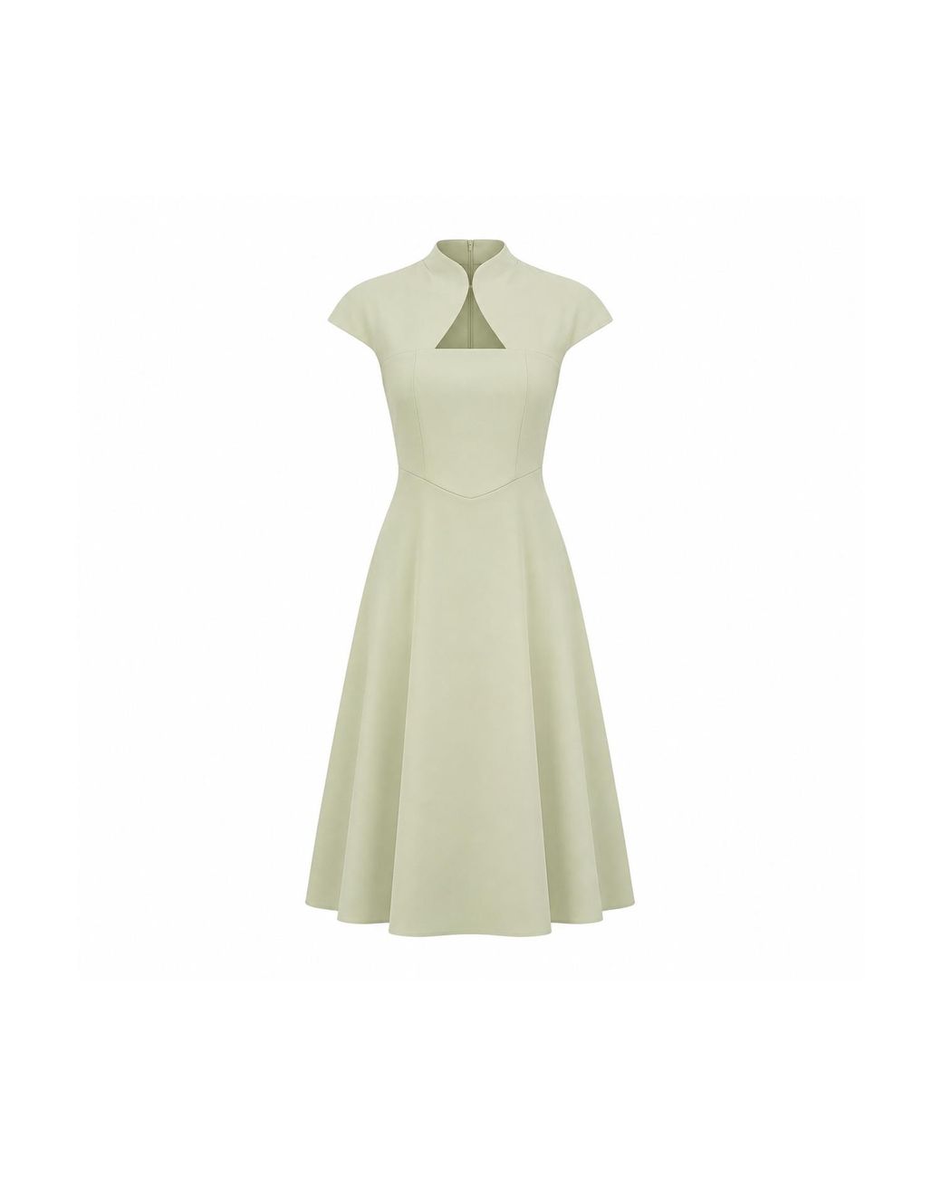 Girl In Mind Green Amora Midi Dress Sage