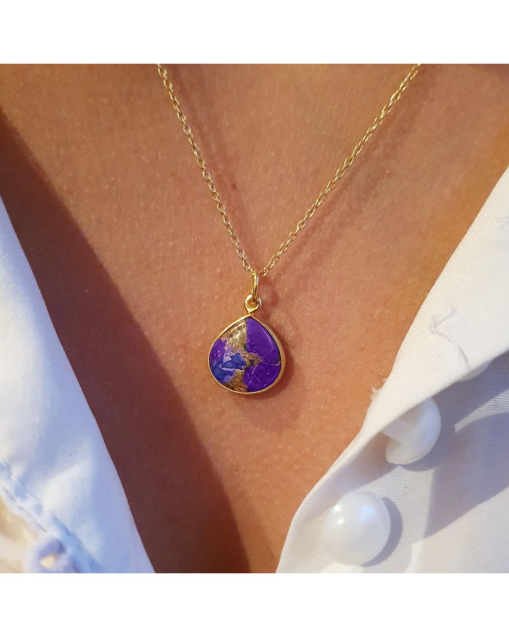 Sophelia Pink Vermeil Heart Amethyst February Birthstone Pendant Necklace