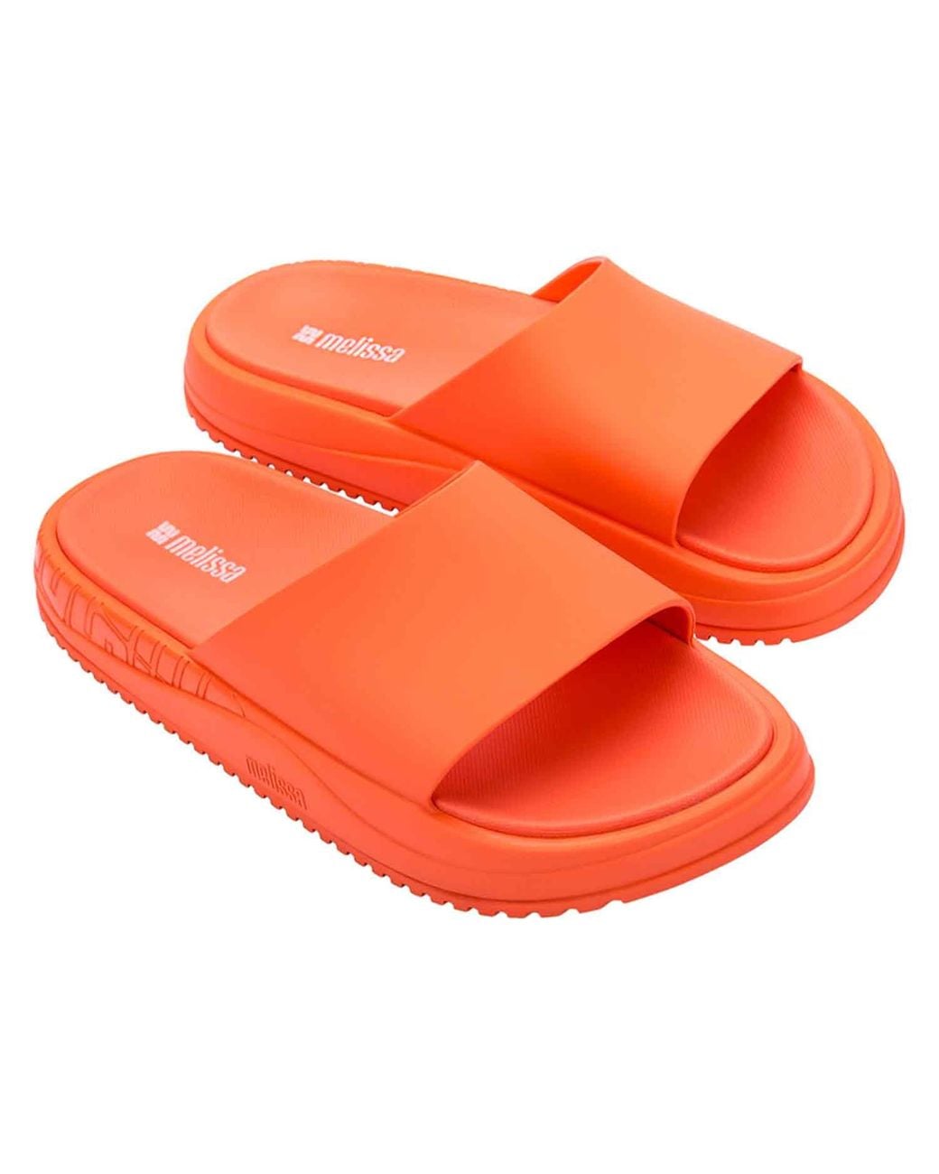 Melissa Red Beach Slide Bold