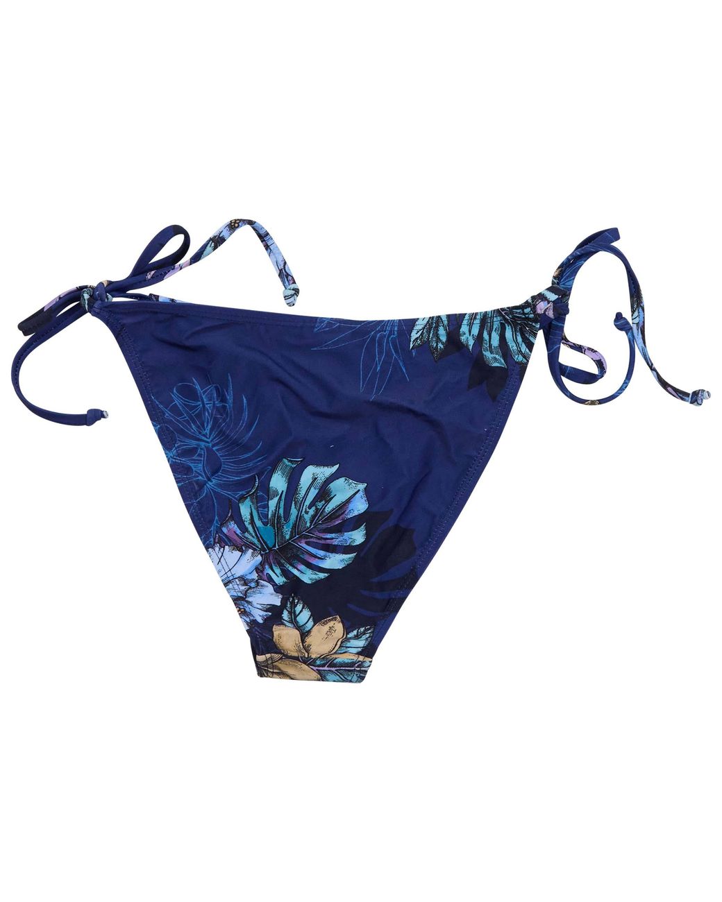 Lords of Harlech Blue Bonita Exotic Floral Bikini Bottom