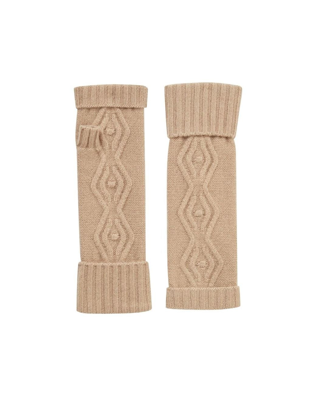 Loop Cashmere White Neutrals Mitt