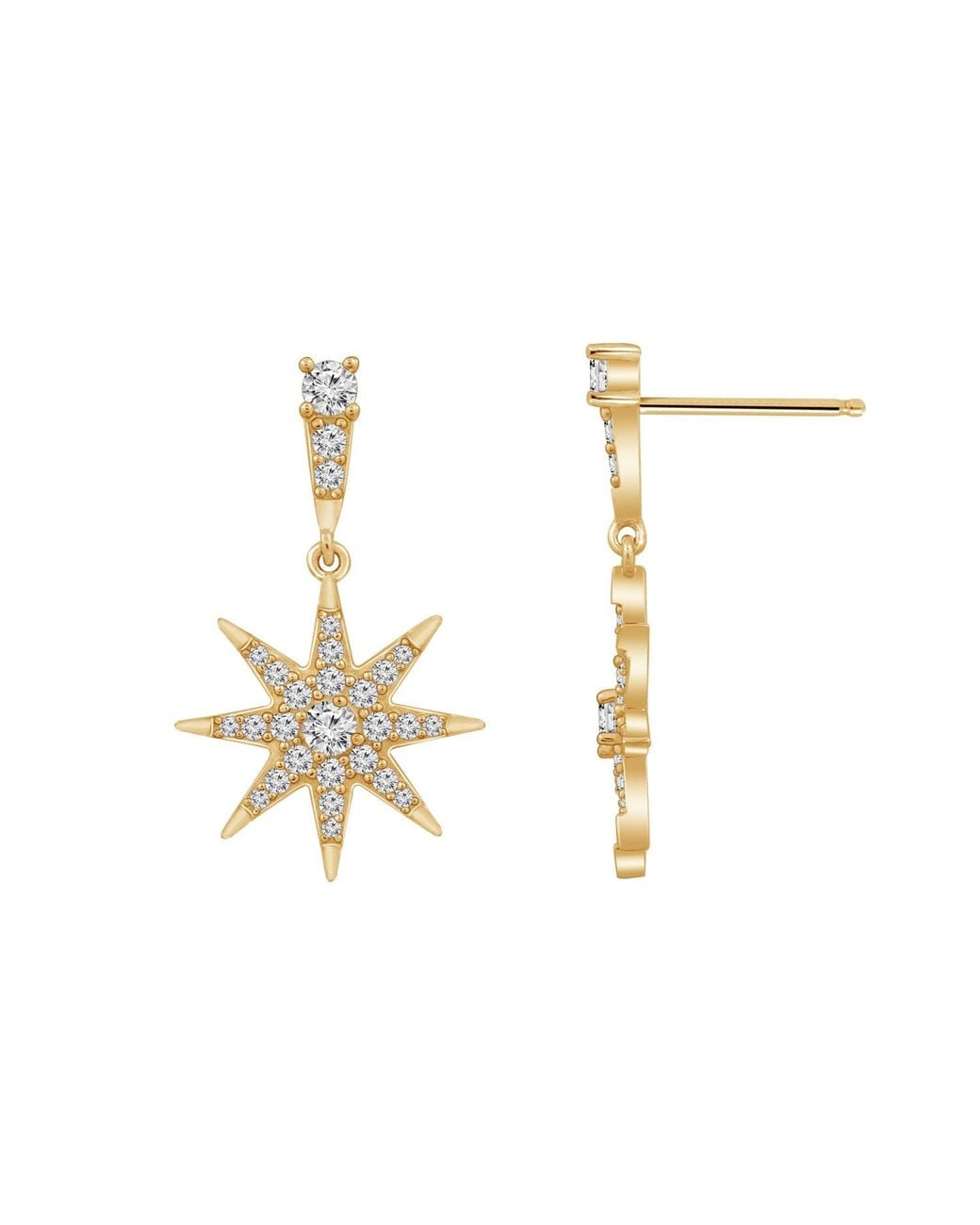 Diamonbliss Metallic Marilyn Monroe Hollywood Star Earrings