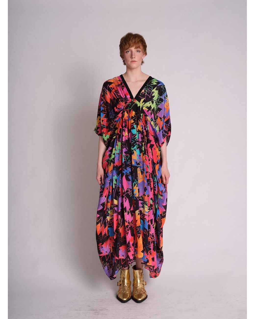 Any Old Iron Red Zowie Kaftan Dress
