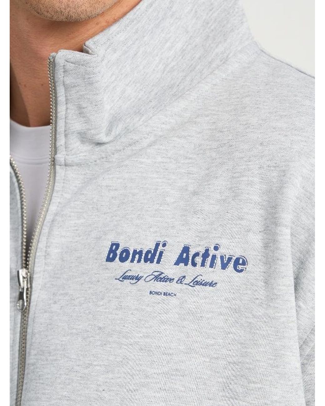 Bondi Active Gray 1/4 Zip Sweat for men