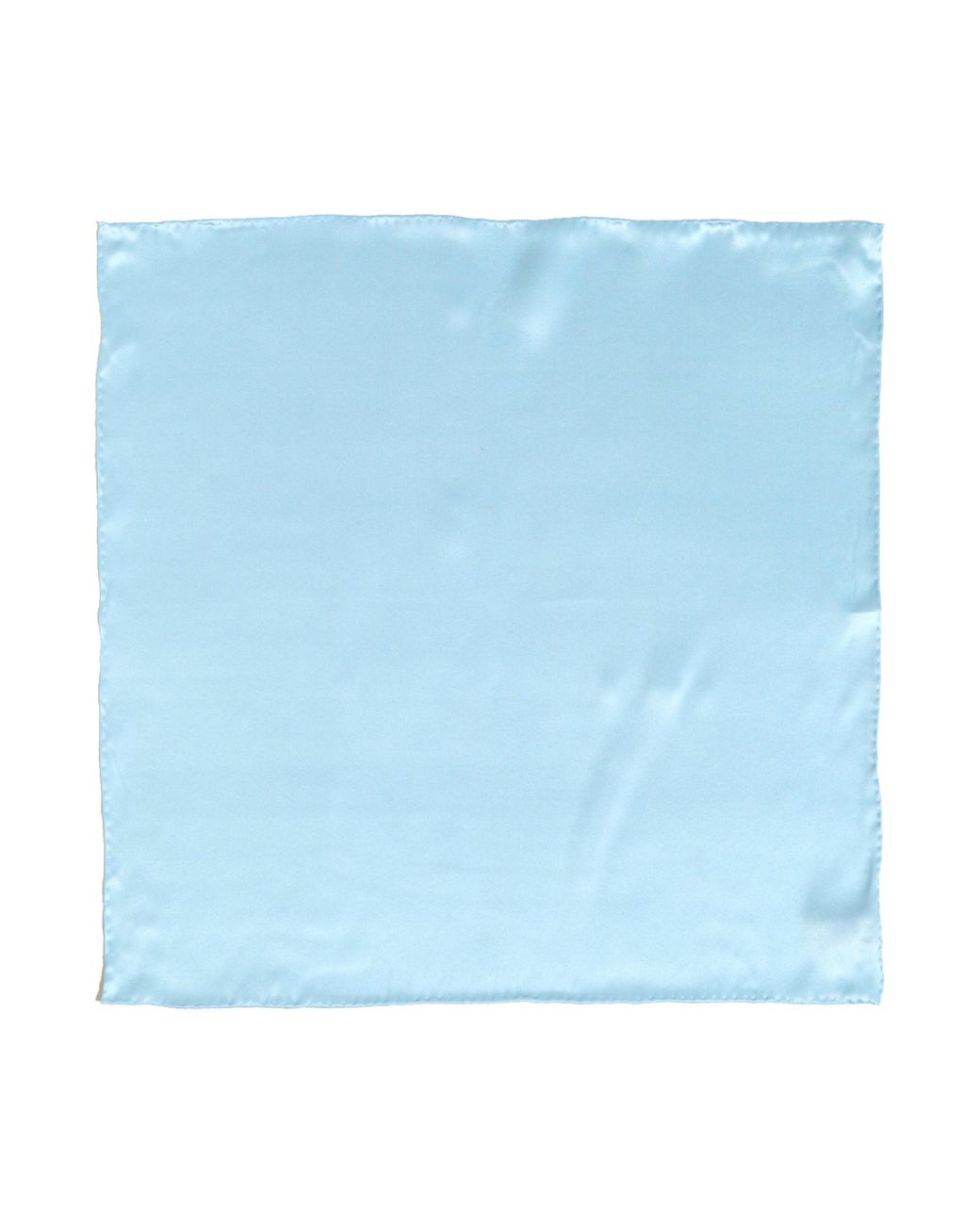 Lost Pattern Blue Dapper Fold Silk Pocket Square for men