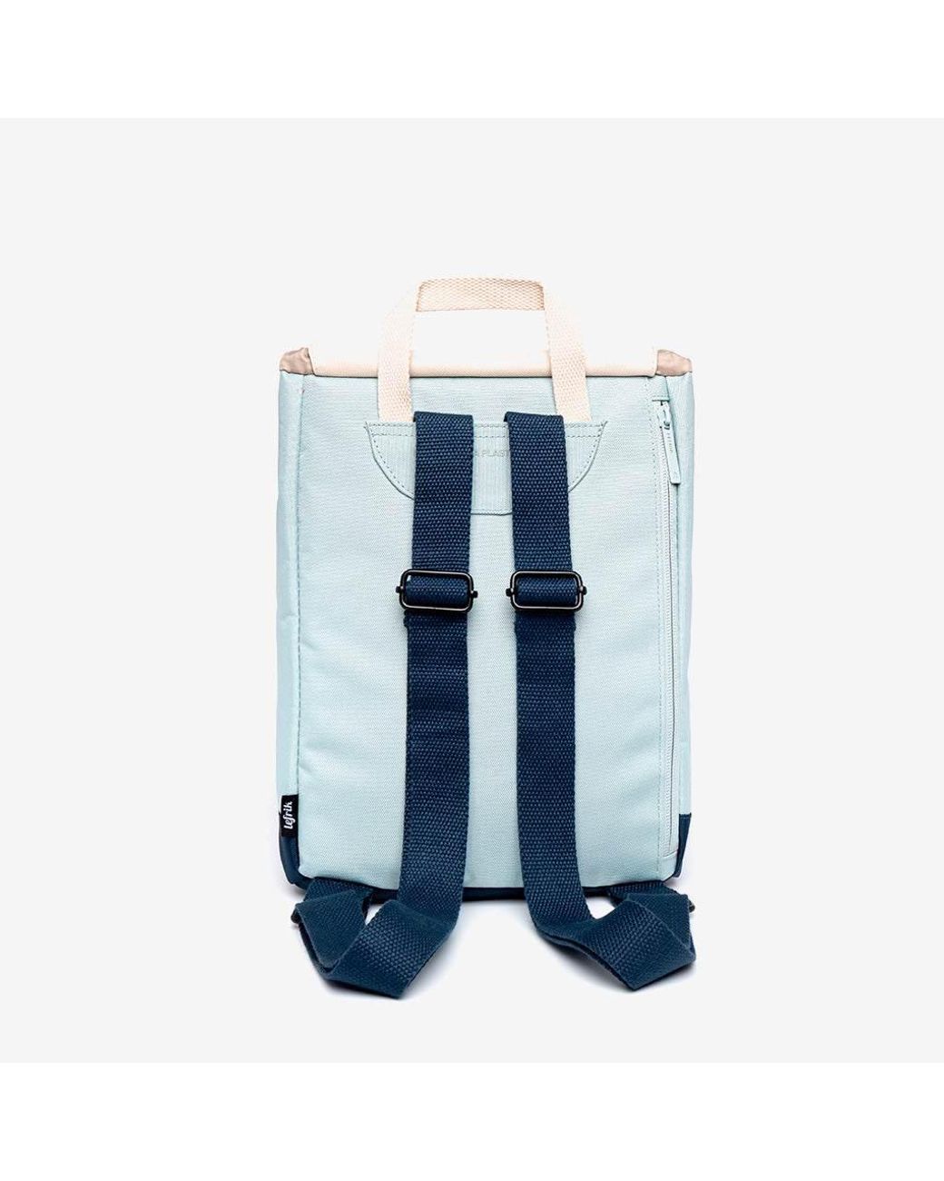 Lefrik Blue Kaut Mini Backpack Marine Block