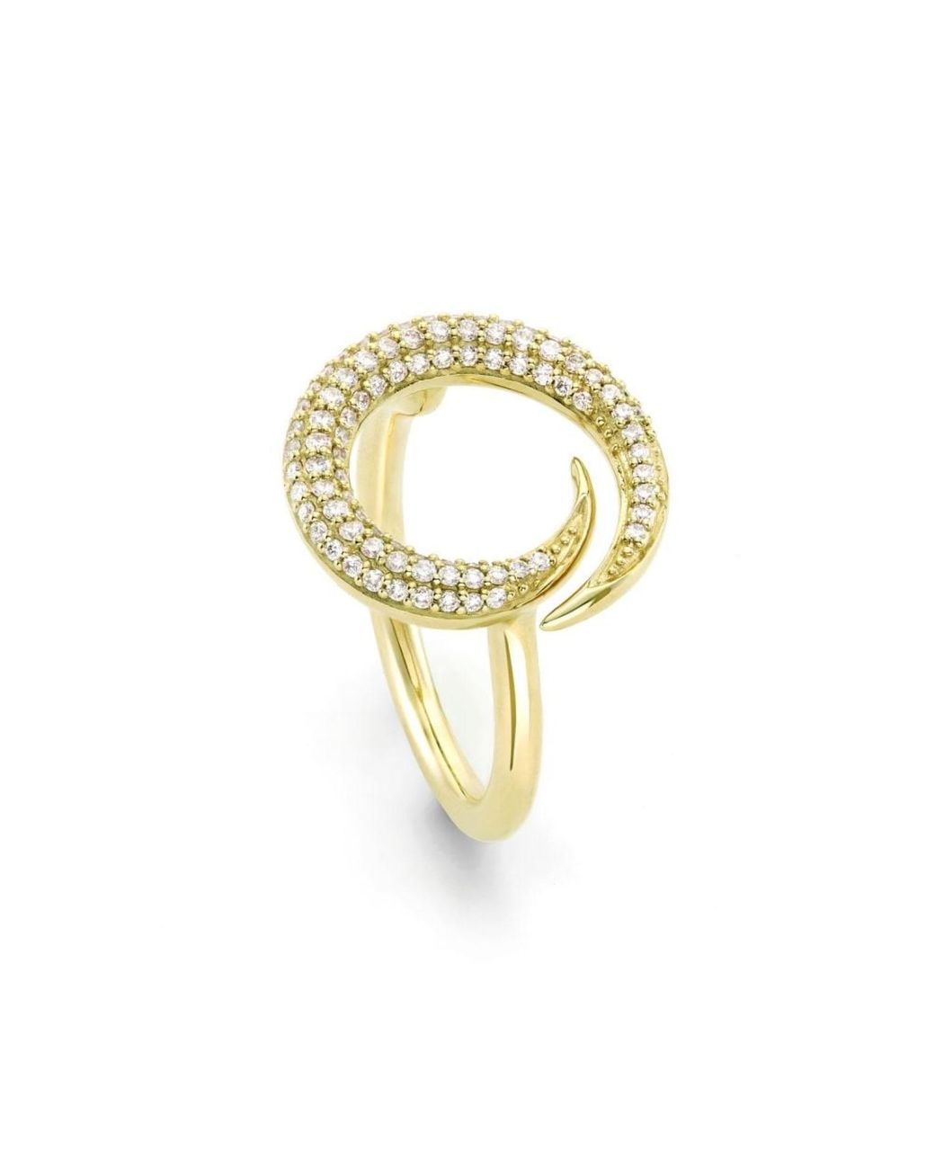 Dinny Hall Metallic Toro Lab-Created Diamond Pave Ring