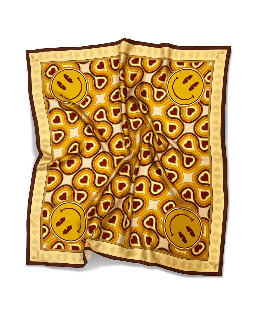 Henelle Metallic Wonderlust Large Silk Scarf