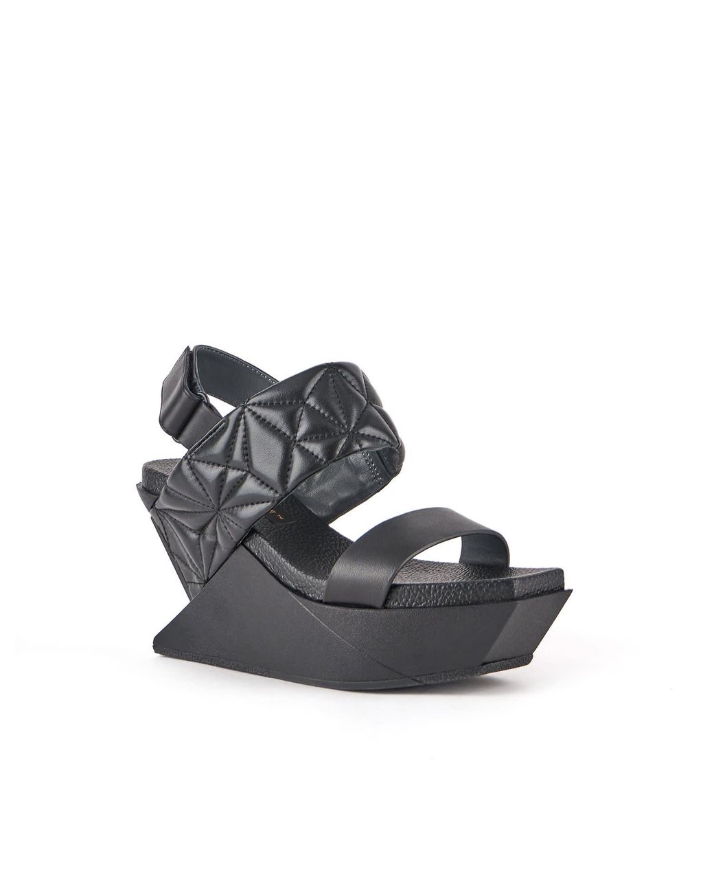 United Nude Gray Delta Wedge Puffy