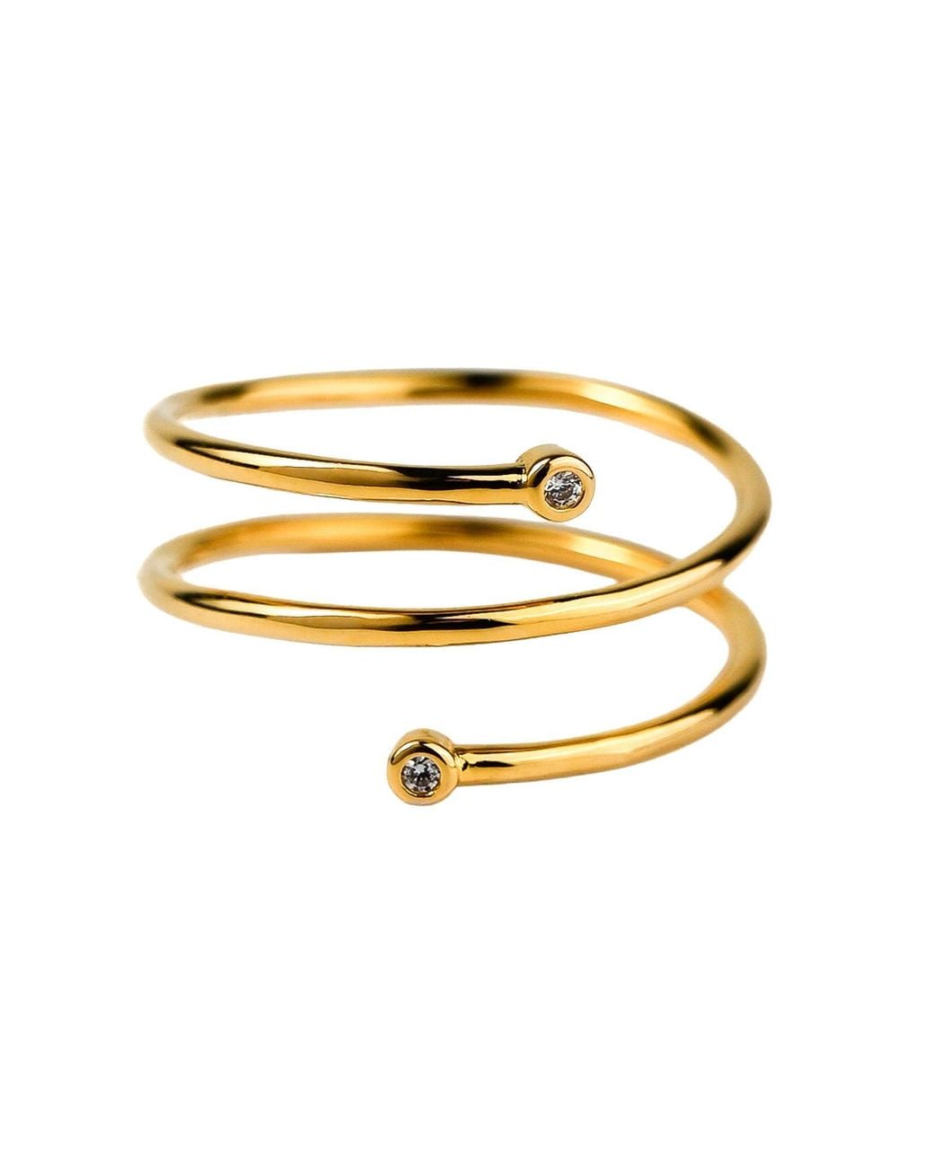 Zynnia Collective Metallic Orbit Ring