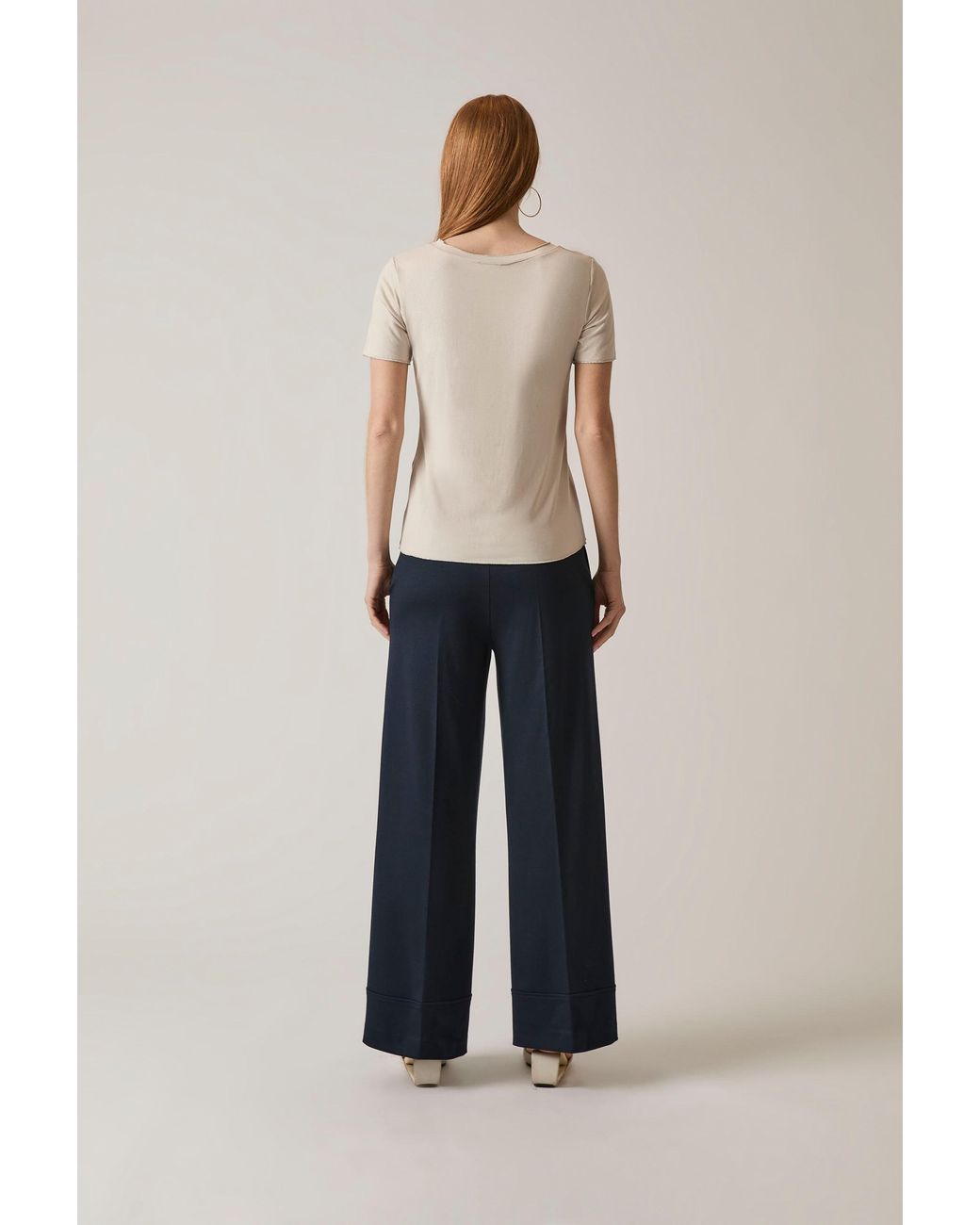 James Lakeland Natural Short Sleeve Top