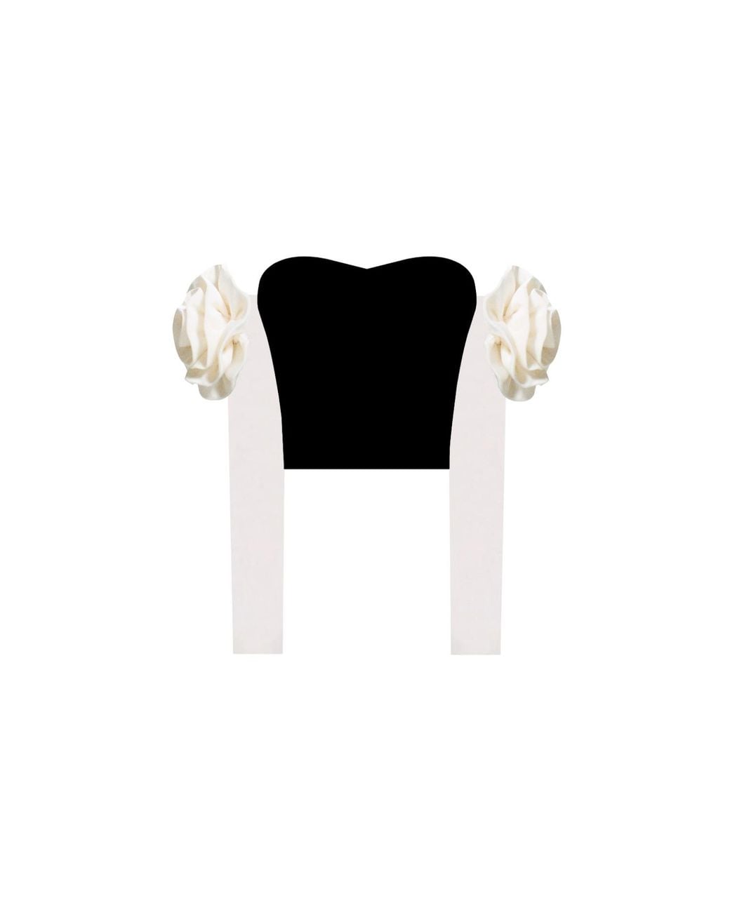 Nur Karaata Black Windsor Top