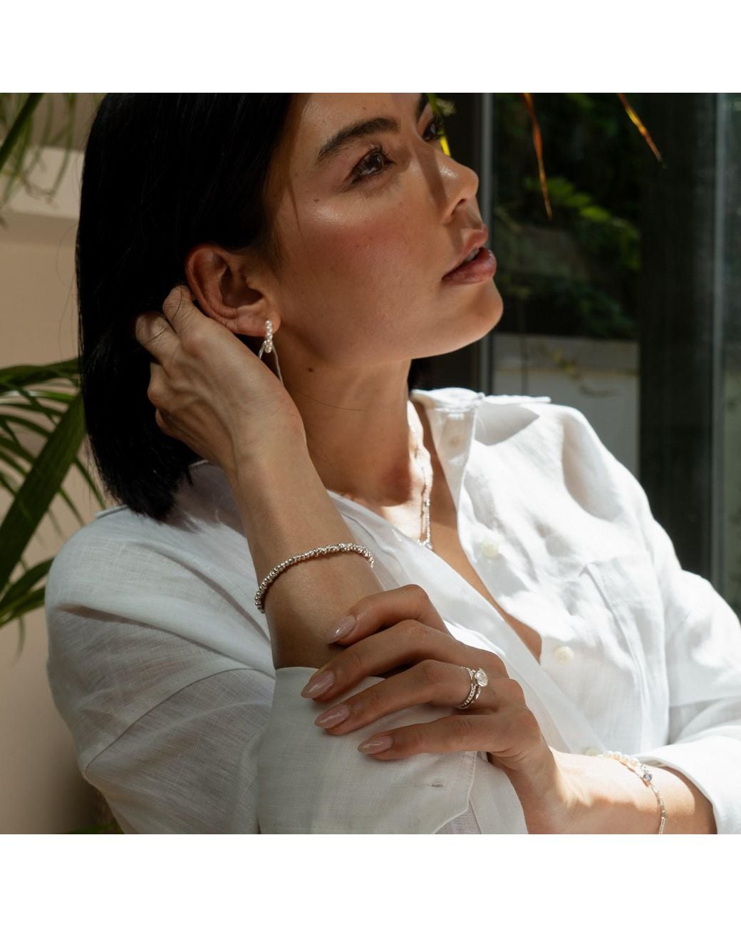 Dower & Hall Metallic Signature Nomad Nugget Bracelet