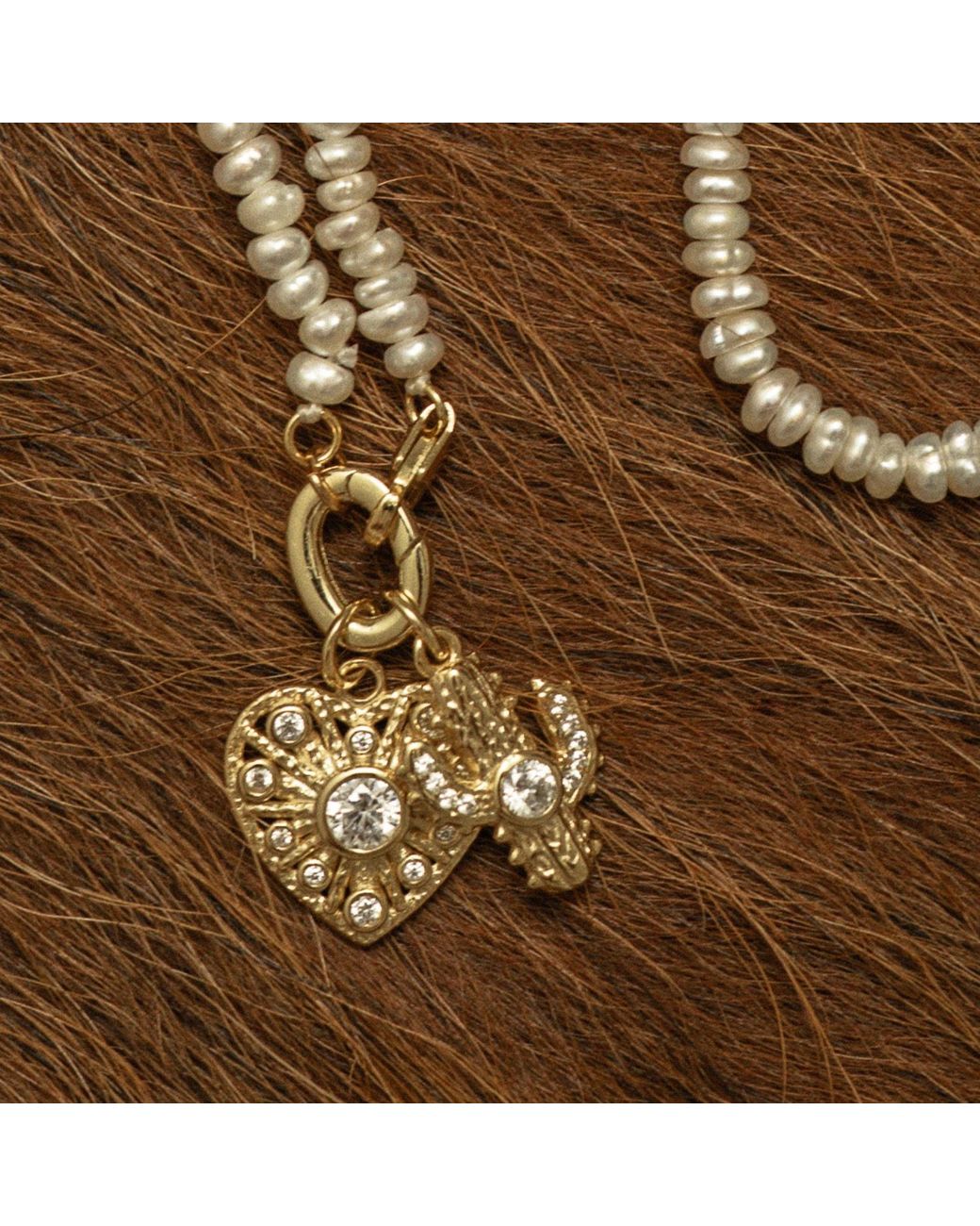 Martina Rozenberg Smira Jewelry Metallic Corazón Charm