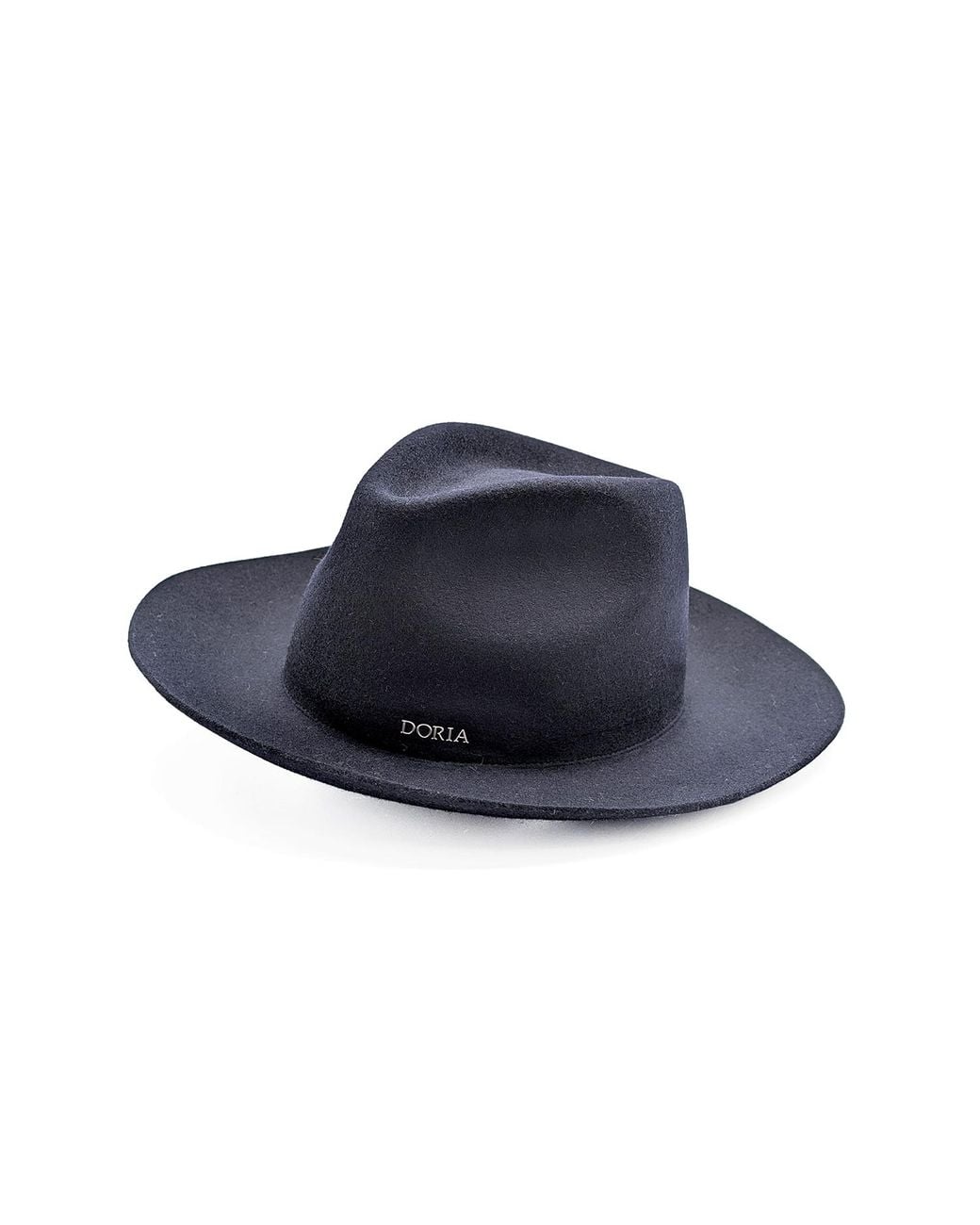 DORIA 1905 Blue Night Flat-Brimmed Drop Hat for men