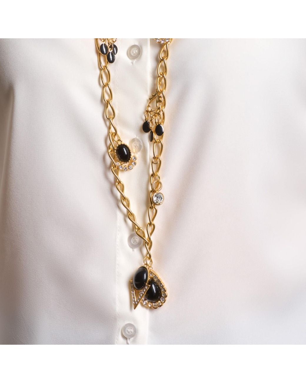 Caramel Vintage Jewellery Metallic Dusk Necklace