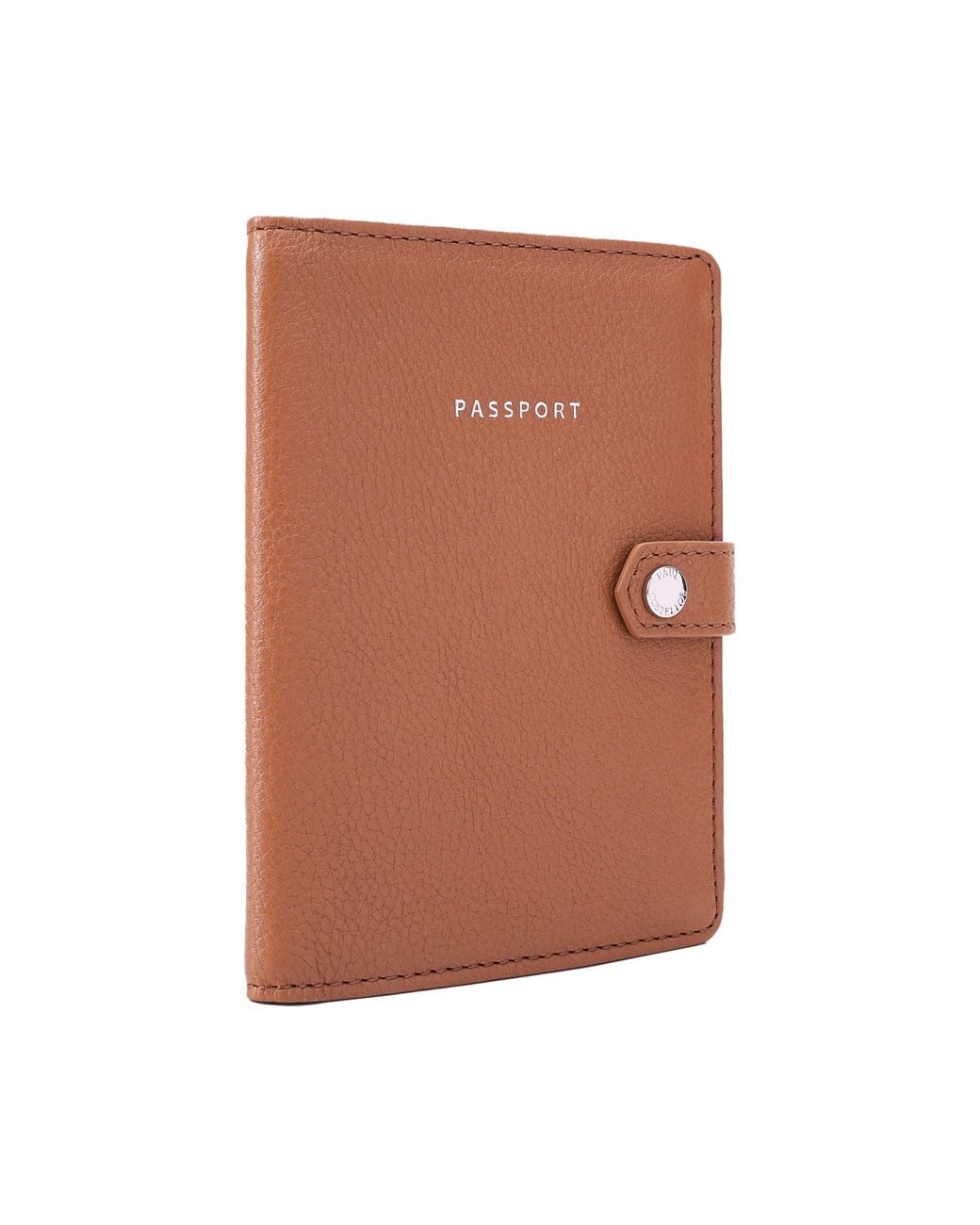 Paul Costelloe Blue Tuira Leather Passport Holder for men