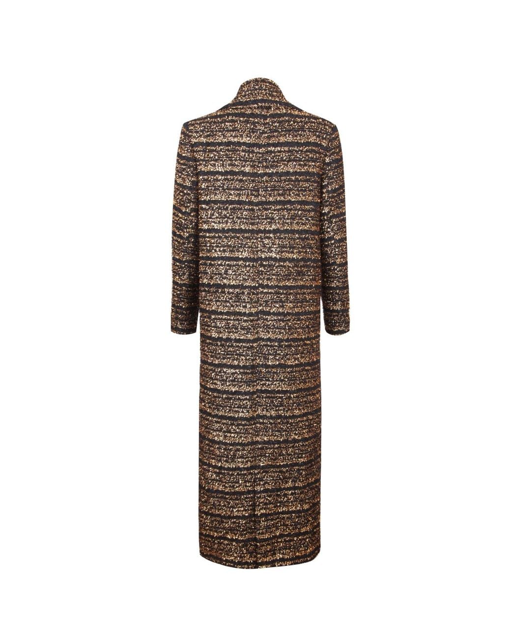 RUE AGTHONIS Brown Cravate Coat