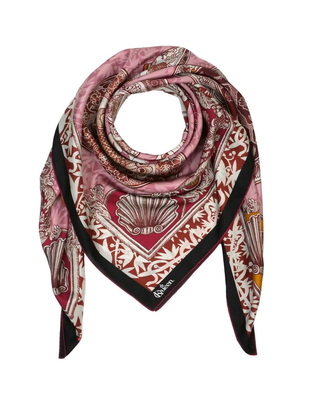 Kueen Pink Silk Scarf