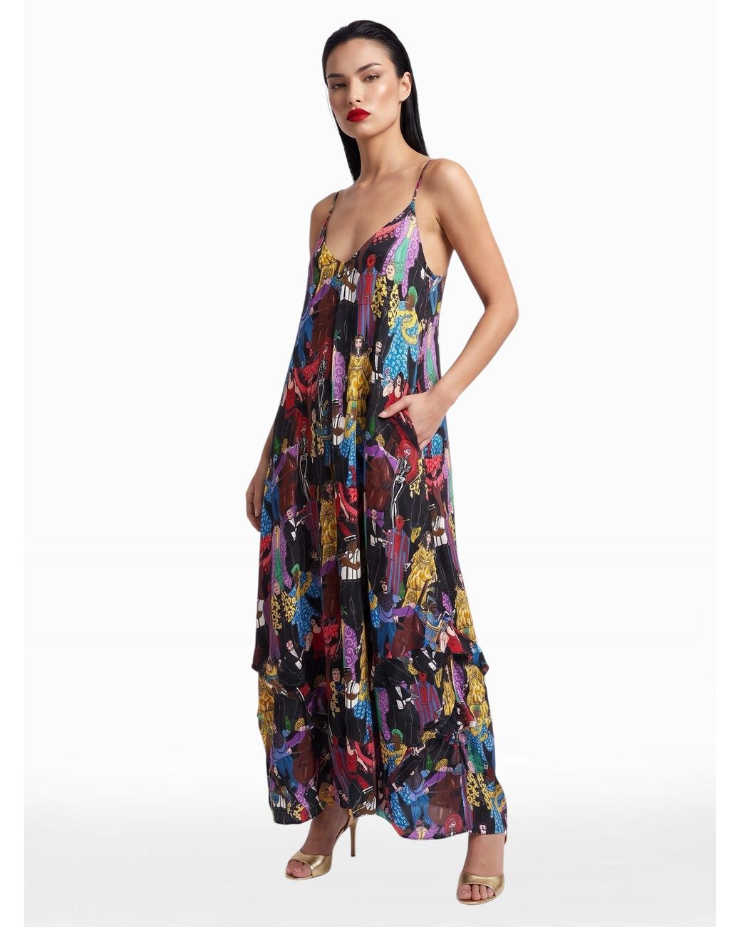 Any Old Iron White Nola Heroes Ruffle Dress