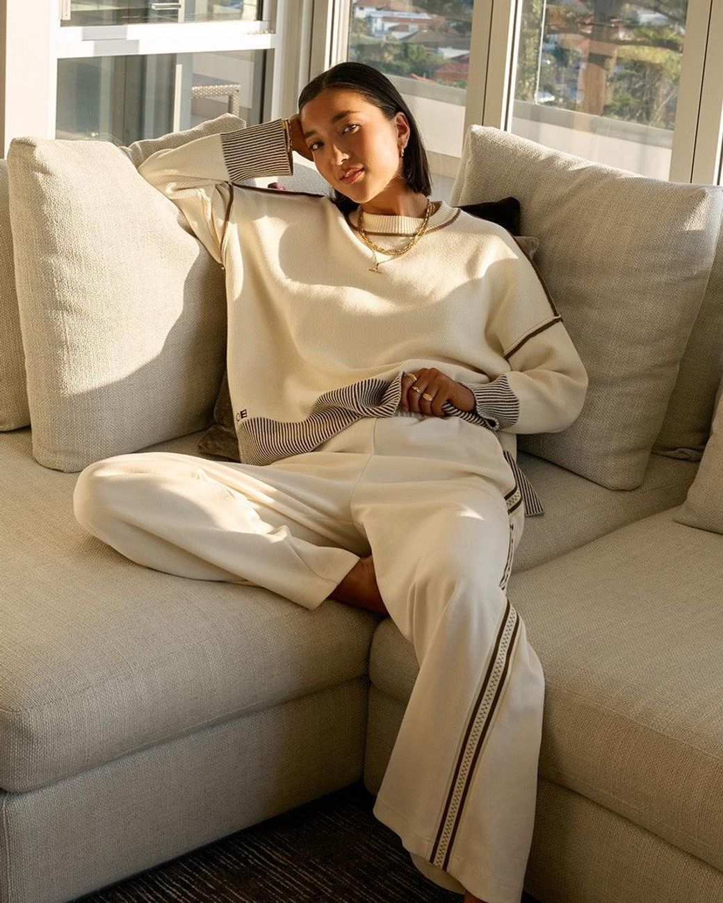ARMS OF EVE Natural Neutrals St. Moritz Pants
