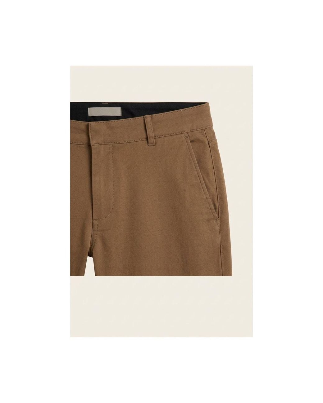 Ron Tomson Brown Neutrals Tapered Casual Wear Pants for men