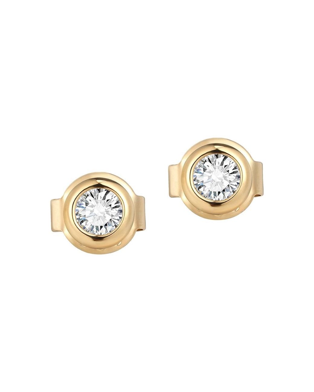 Larisa Beaumont Metallic Beacon Diamond Stud Earrings