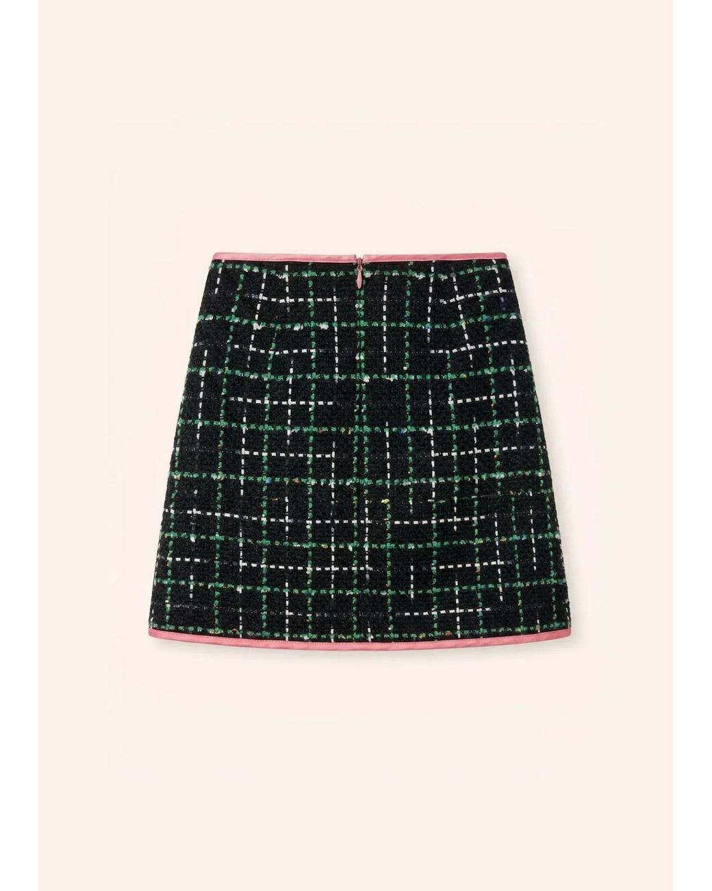Helmstedt Green Ella Skirt Boucle