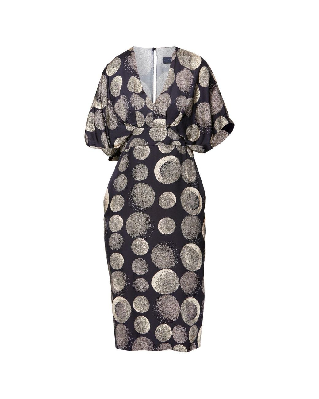 Helen Mcalinden Black Eabha & Ivory Print Dress