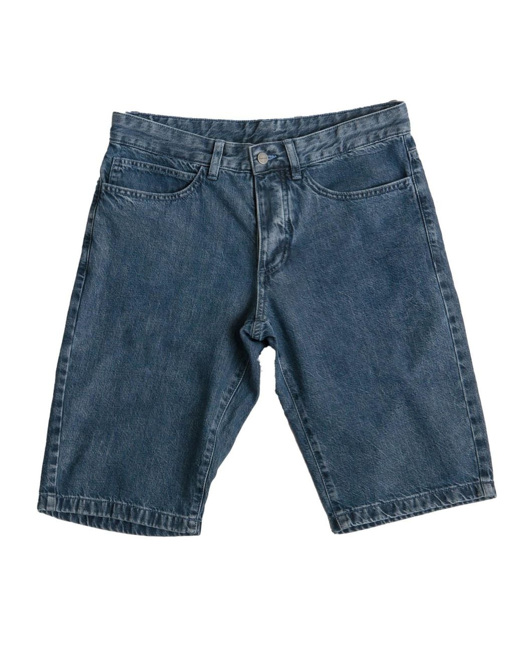 Reet Aus Blue Recycled Denim Shorts For for men