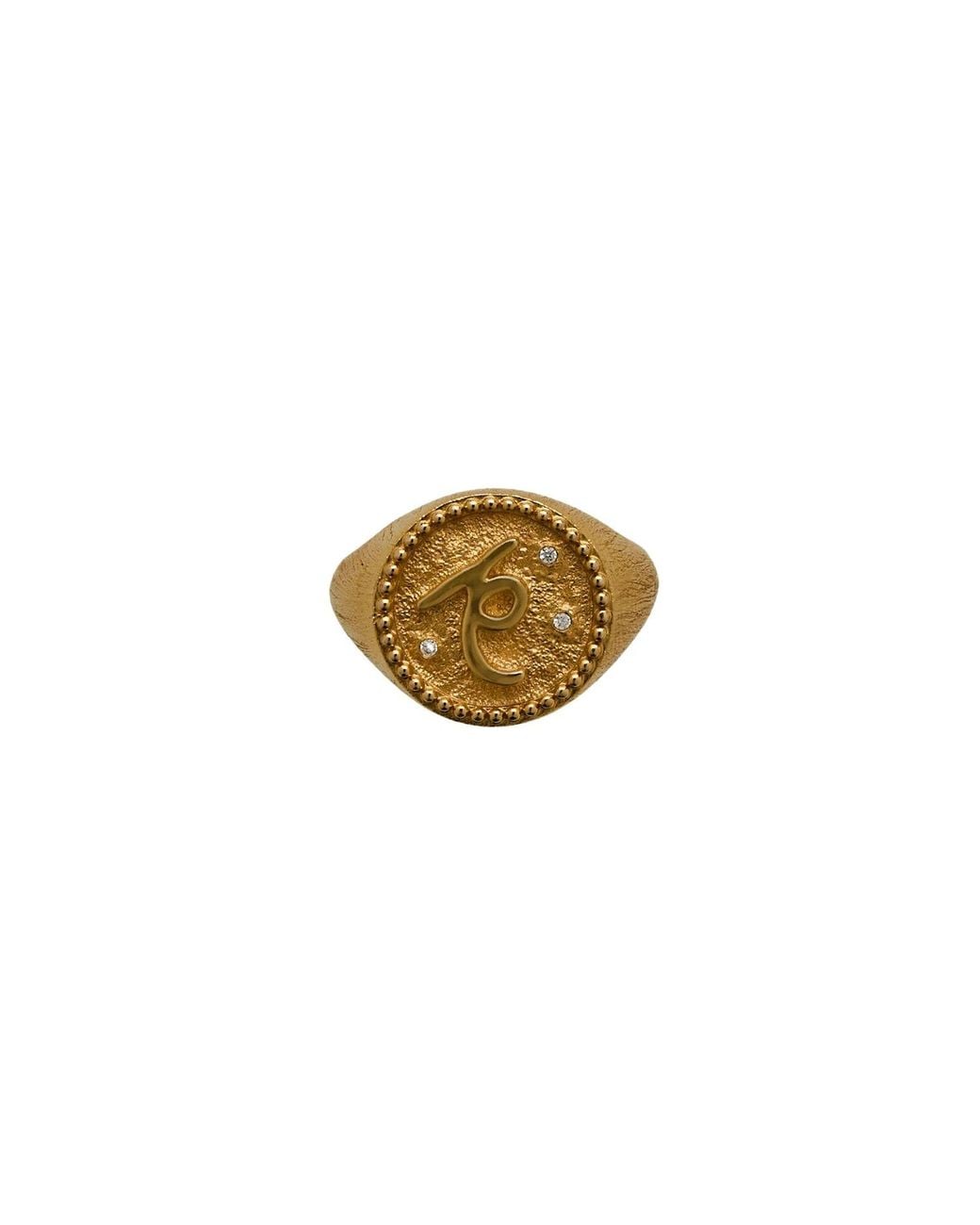 Claire Hill Designs Metallic Rebel Signet Ring