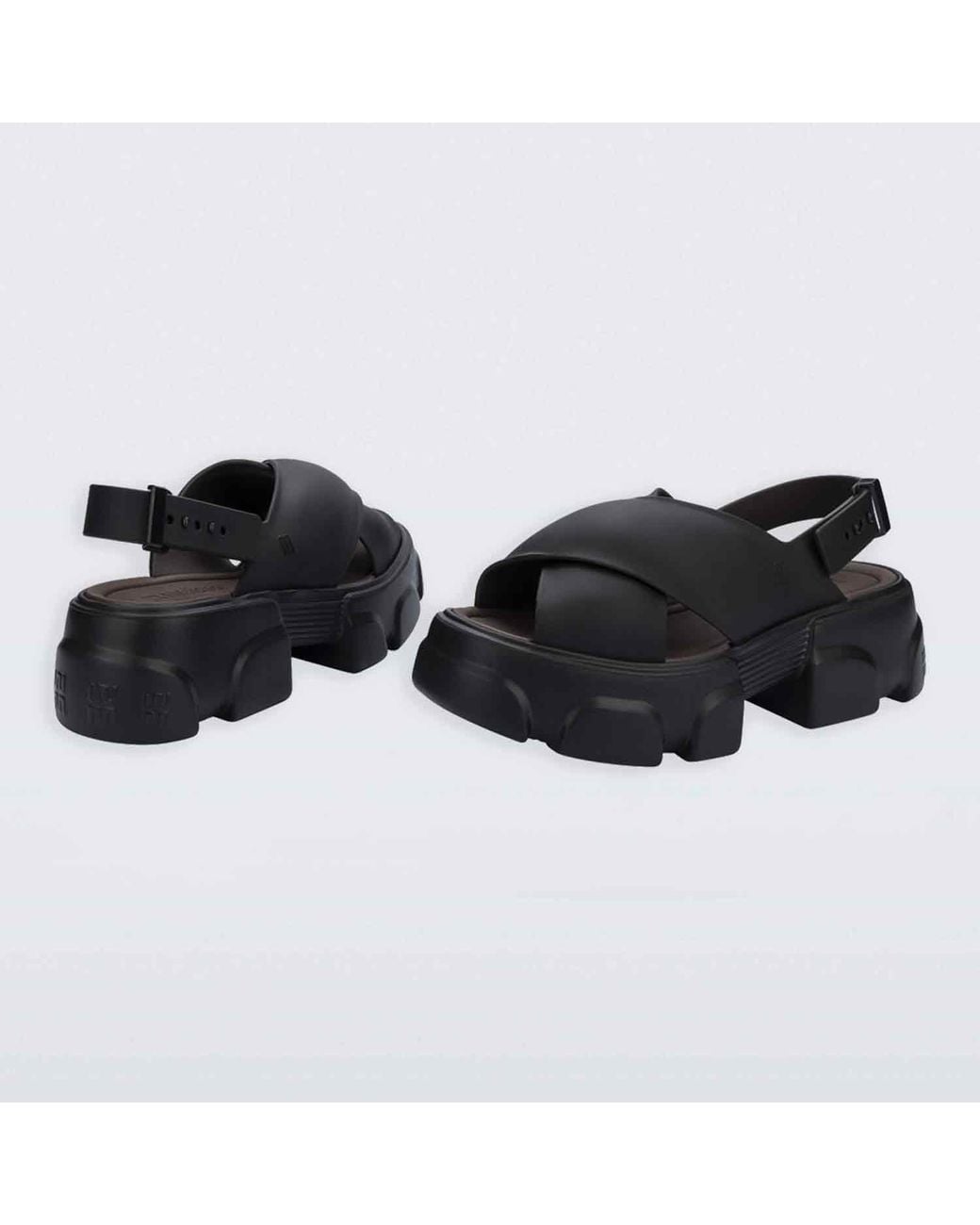 Melissa Black Yura Sporty Platform Sandal