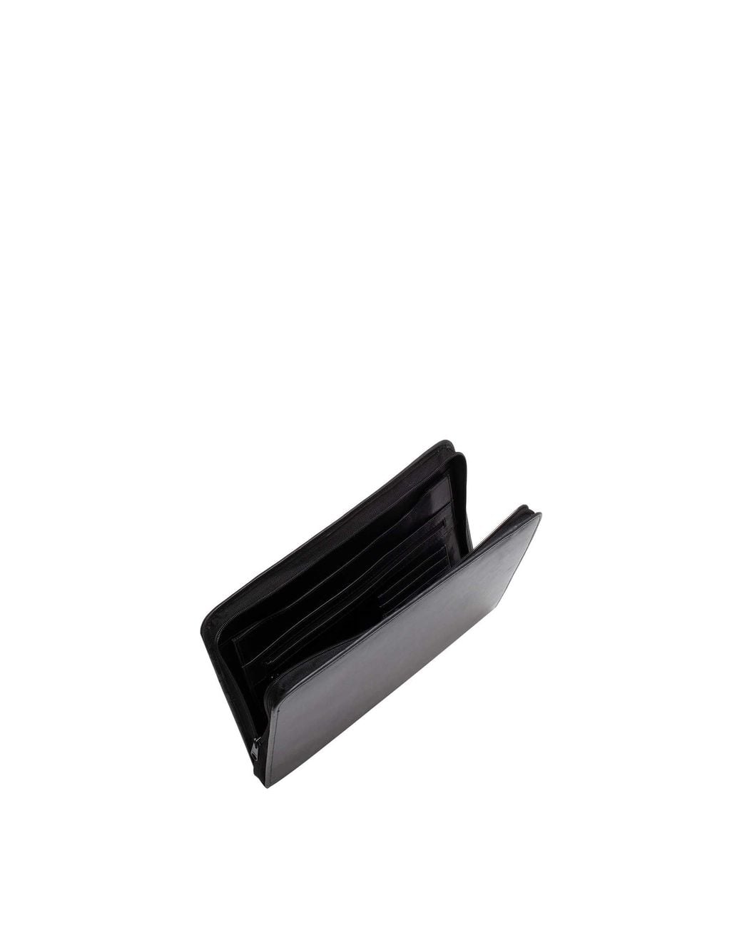 Lloyd Baker Black Amreli Leather Folder for men