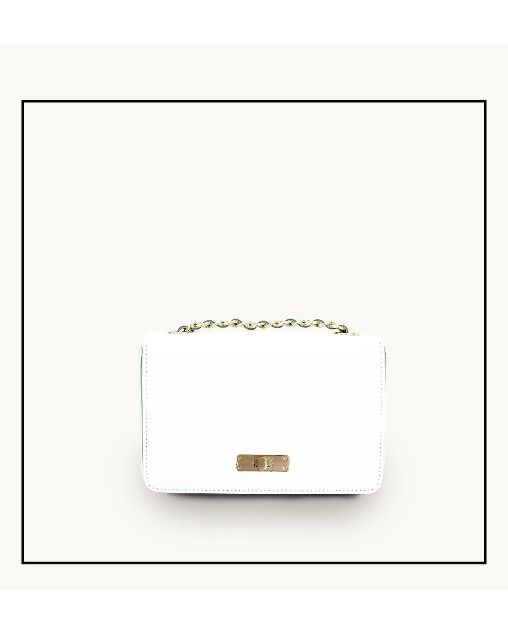 Apatchy London White The Grace Leather Bag