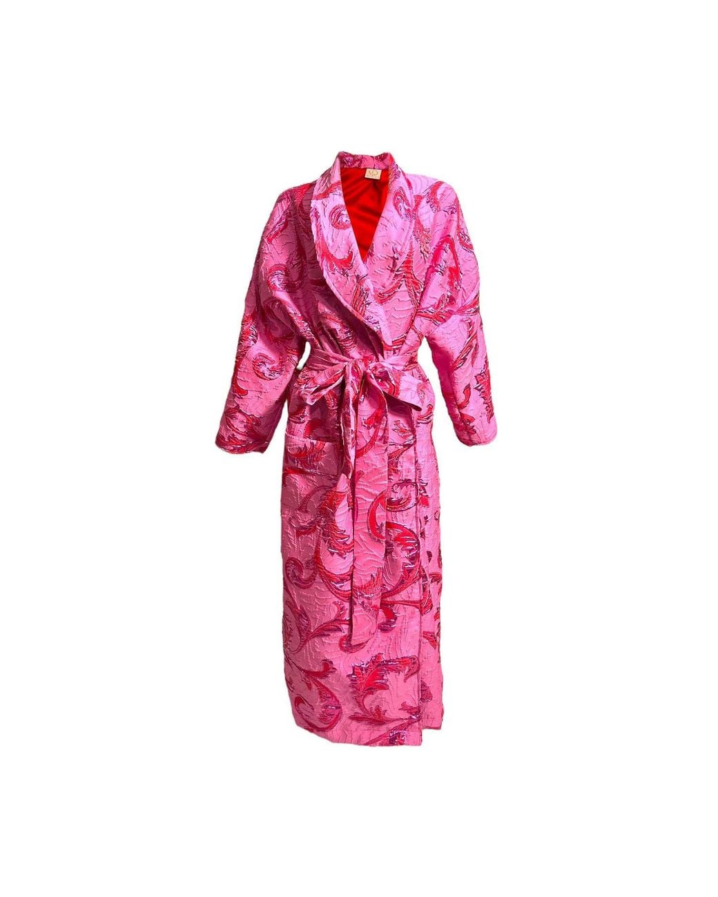 Julia Clancey Pink Candy Luxe Opera Dress Coat