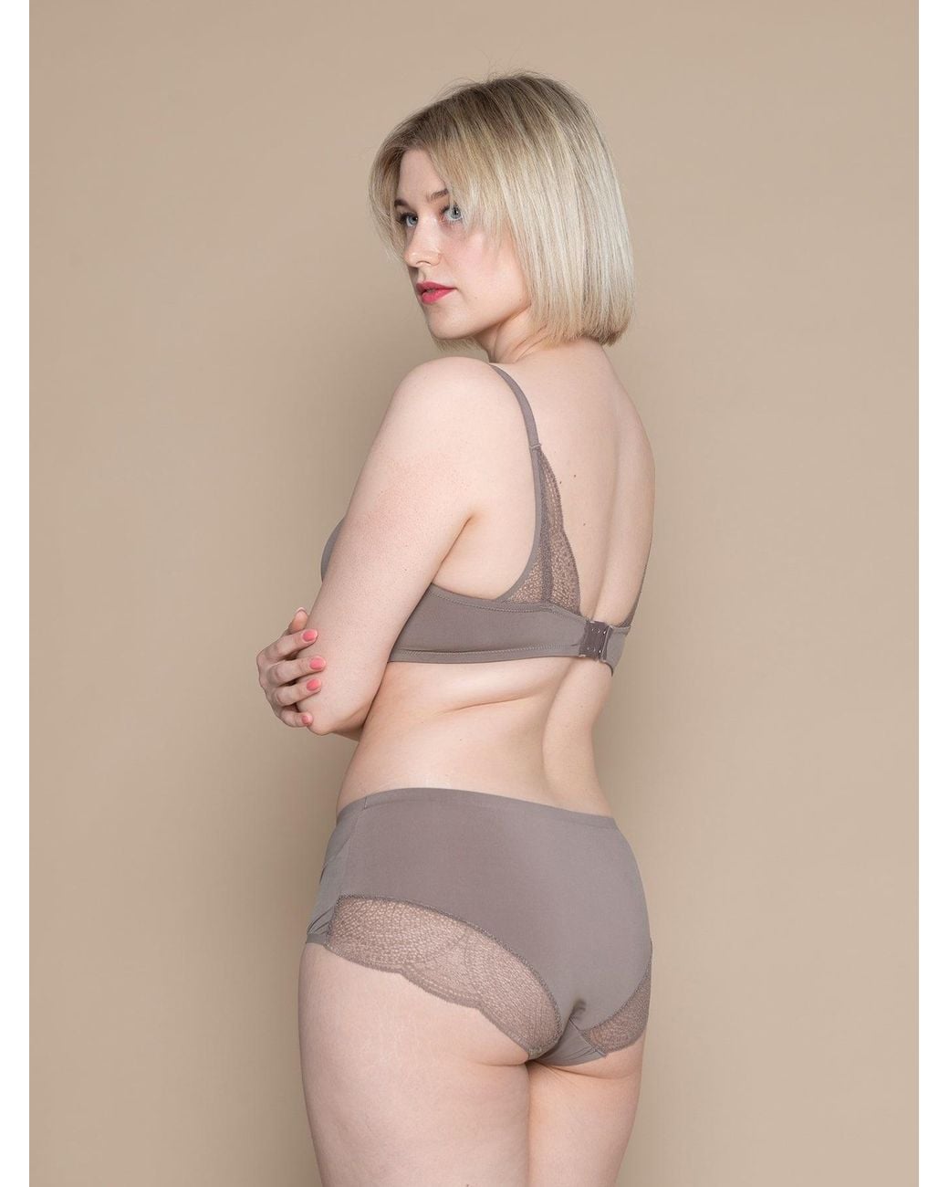 BonBon Lingerie Brown Charlotte Full Brief