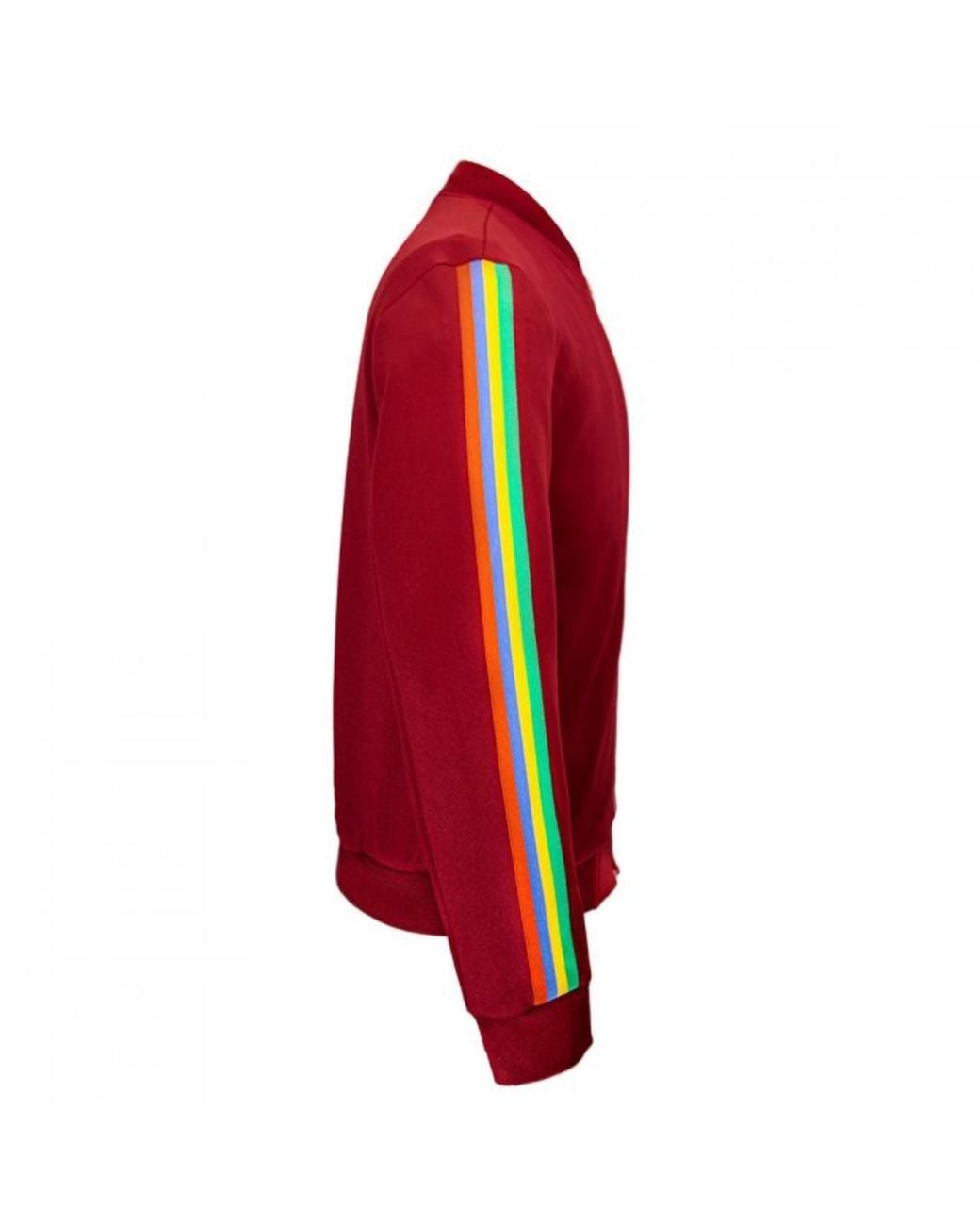 DAVID WEJ Red Lagos Multi Stripe Track Suit for men