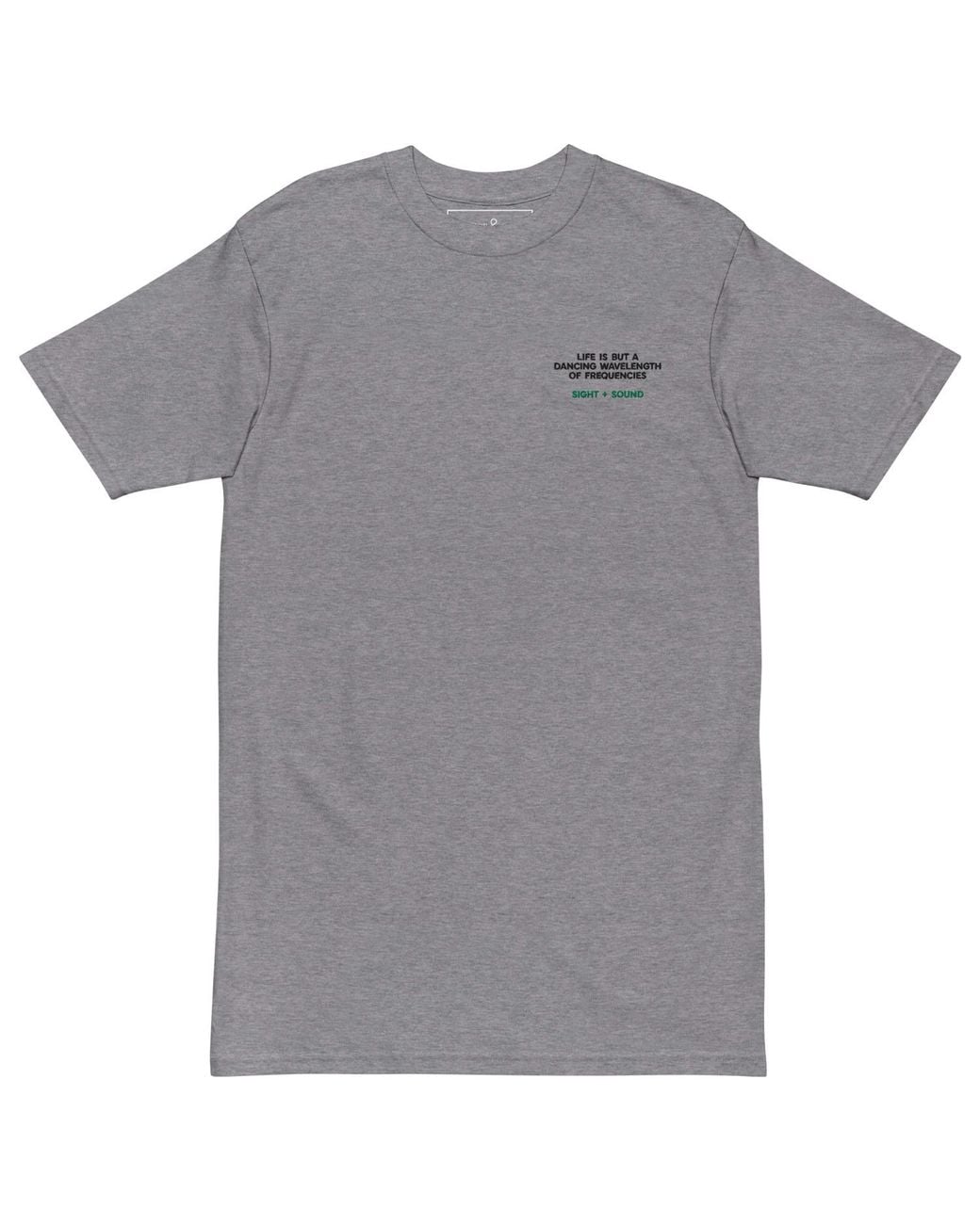 Anchor and Crew Gray Heather Balance Le Dance Disco! Heavy Cotton Embroidered T-Shirt