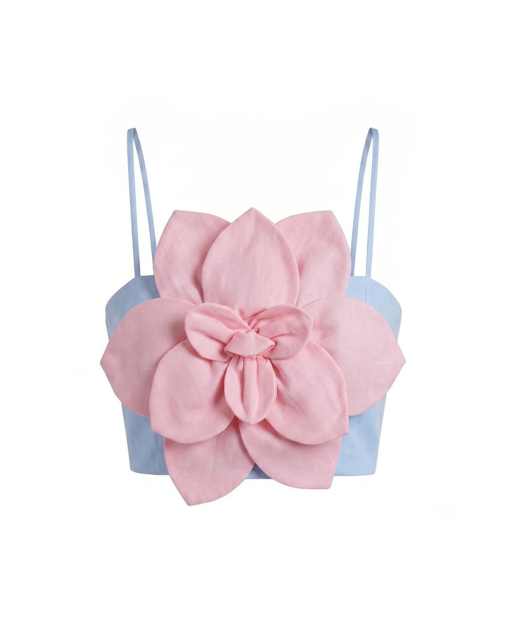 Yumi Kim Pink Sahara Flower Linen Top