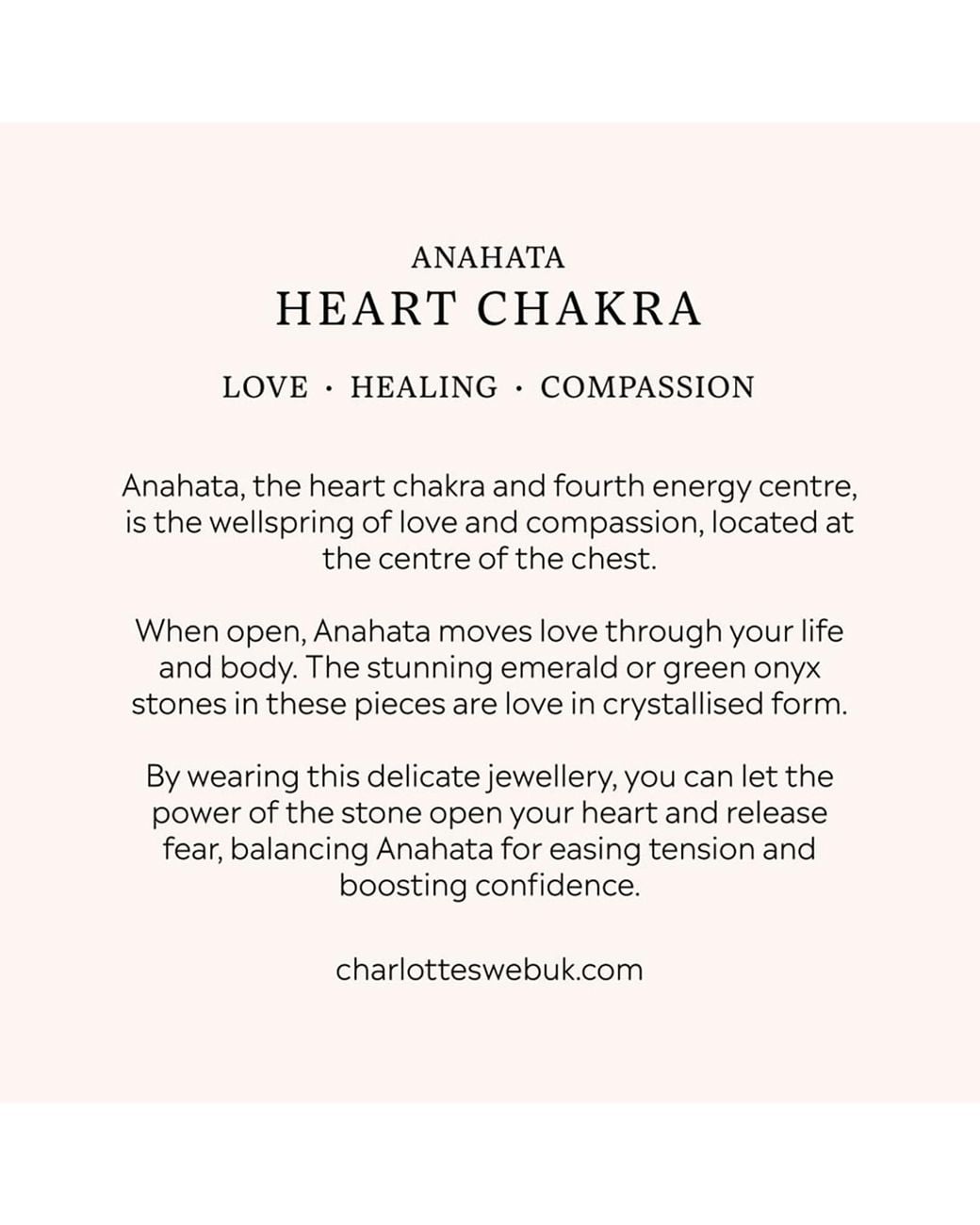 Charlotte's Web Jewellery Metallic Heart Chakra Ring