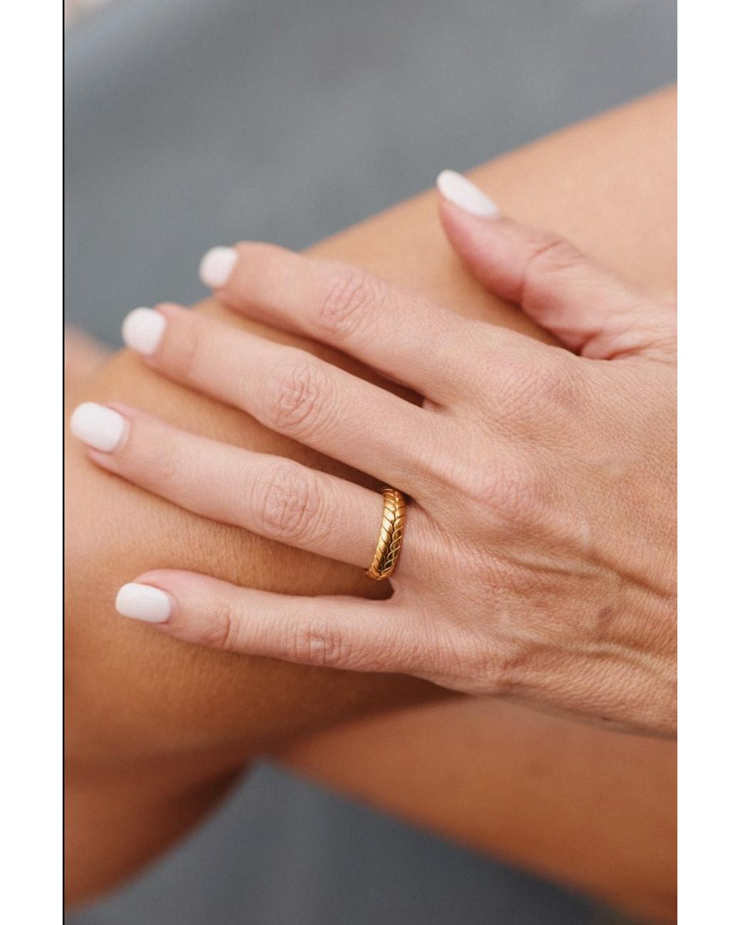 Adriana Pappas Designs Metallic Woven Ring