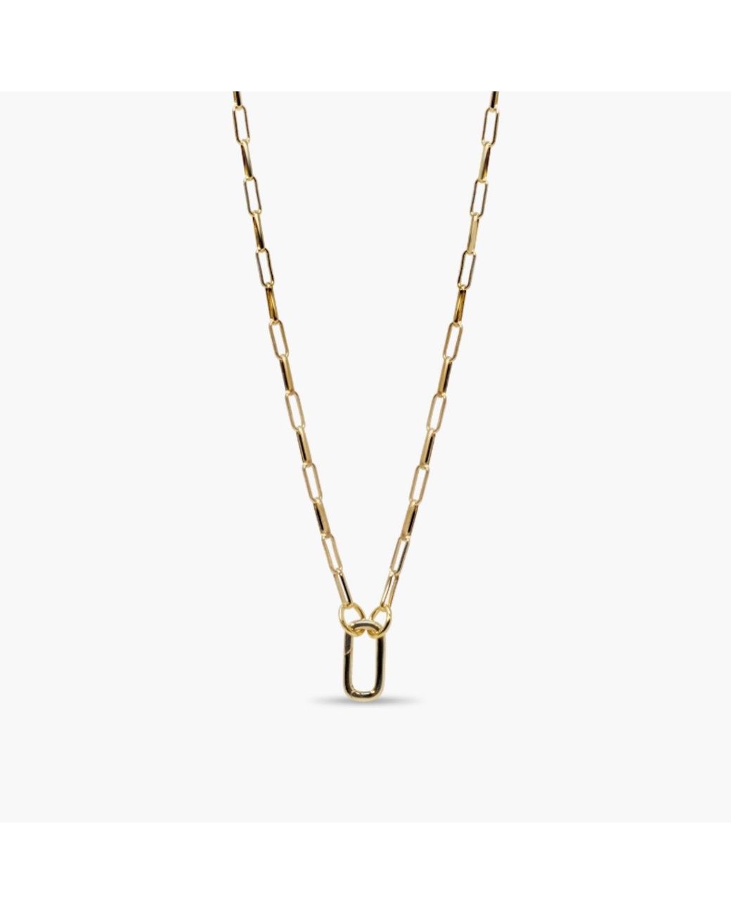 Alexie of Athens Metallic Paper Clip Charm Chain