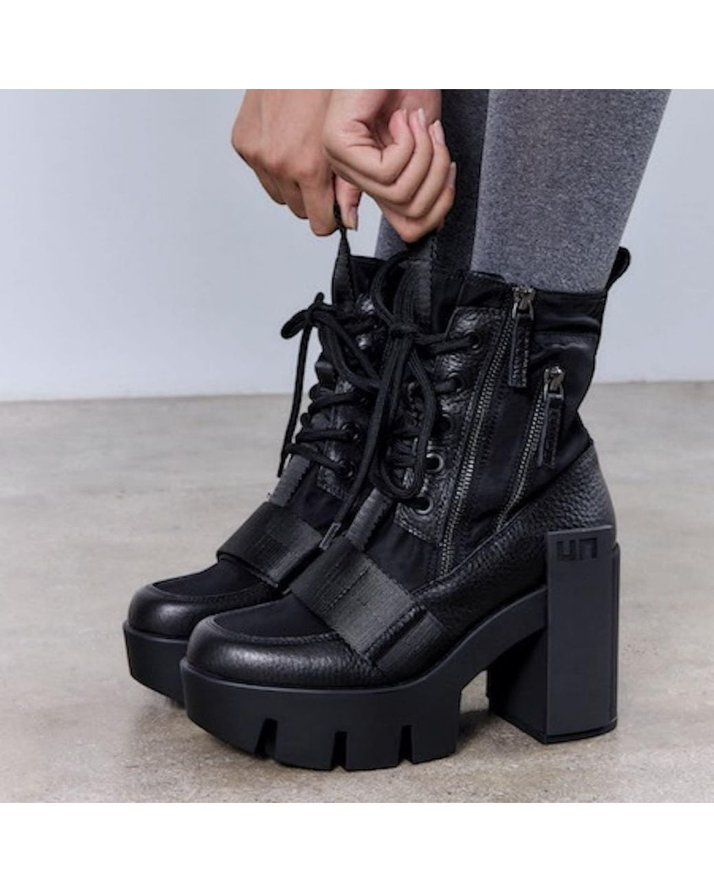 United Nude Black Grip Combat Mid