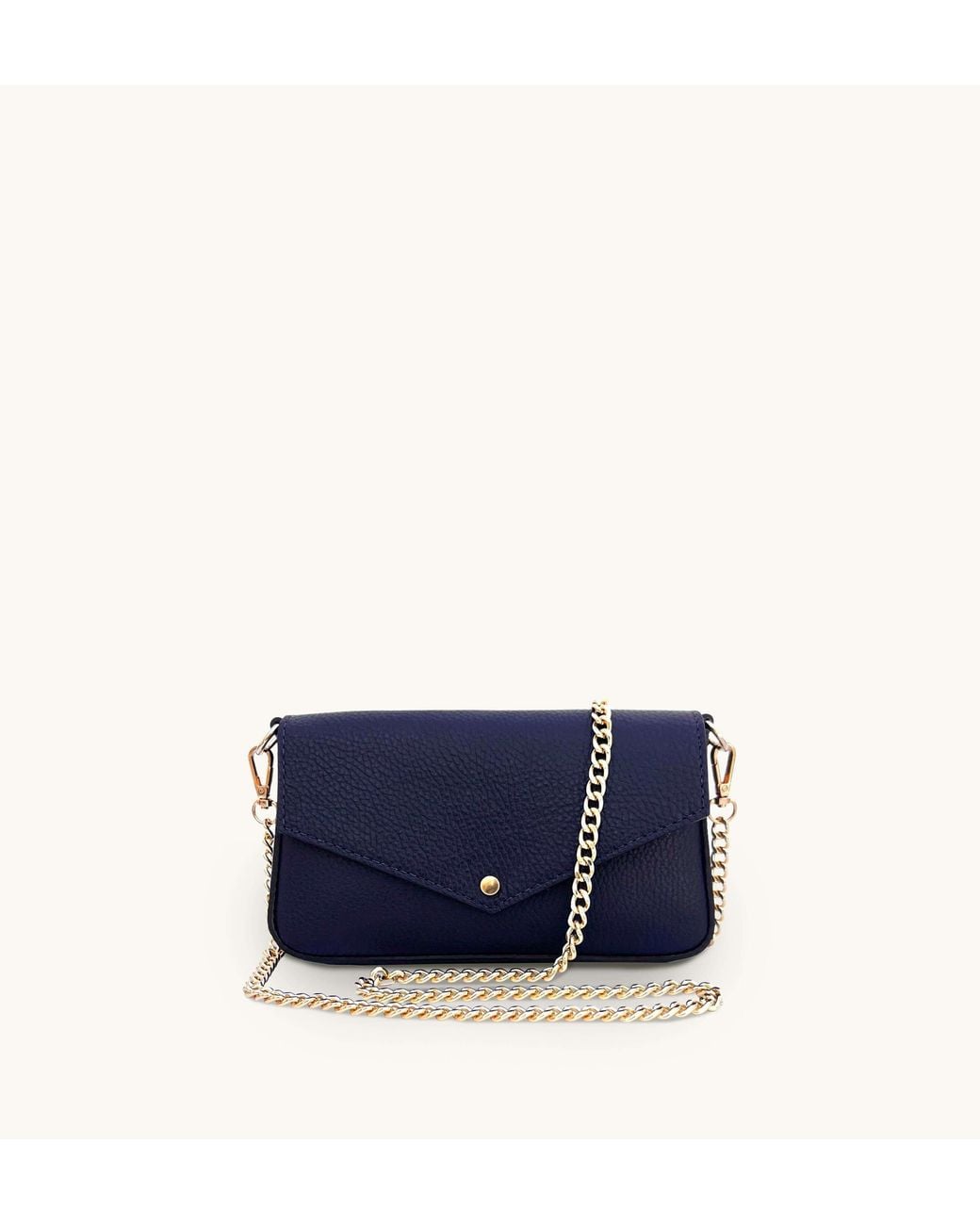 Apatchy London Blue The Munro Leather Shoulder Bag