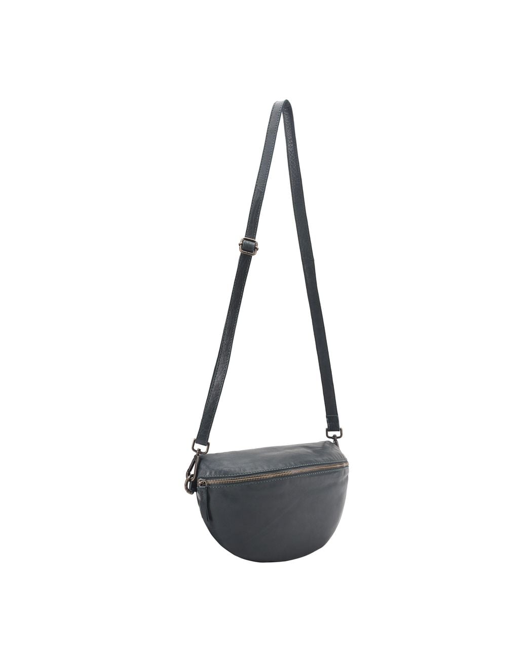 Lloyd Baker Gray Birch Leather Crossbody Bag